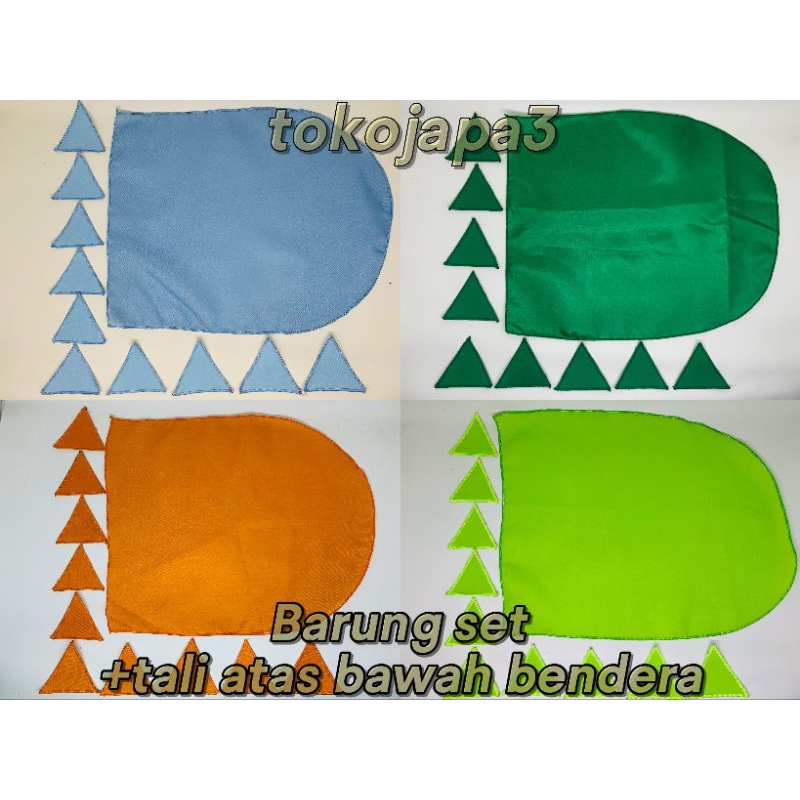 BARUNG PRAMUKA/ BARUNG SET BENDERA