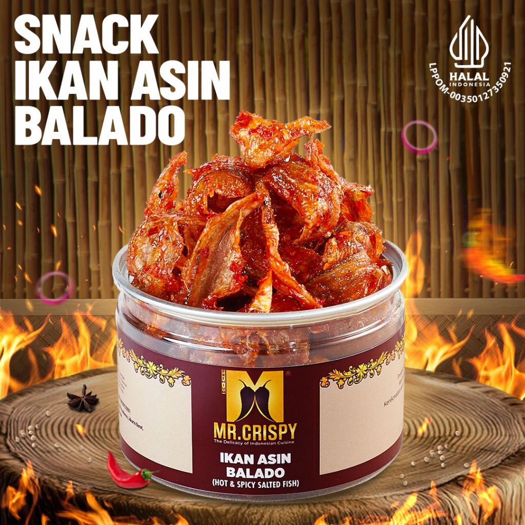 

Mr.Crispy Ikan Asin Balado Mr.Crispy