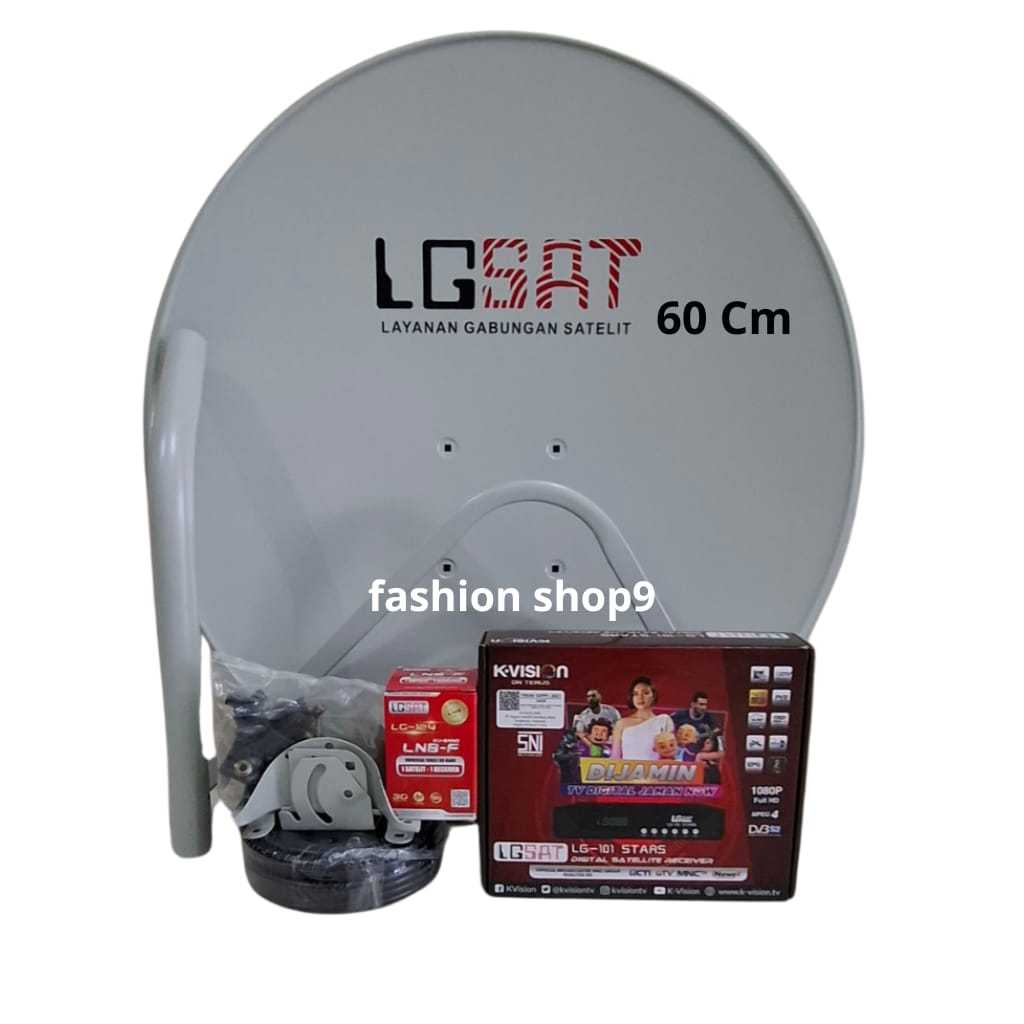 Parabola Lgsat 60 Cm + Receiver Lgsat Stars