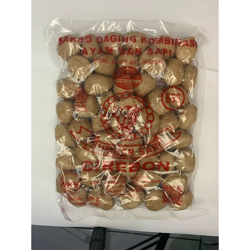 

Bakso SBB sumber sari isi 50 butir berat 500 gram pentol baso Halal