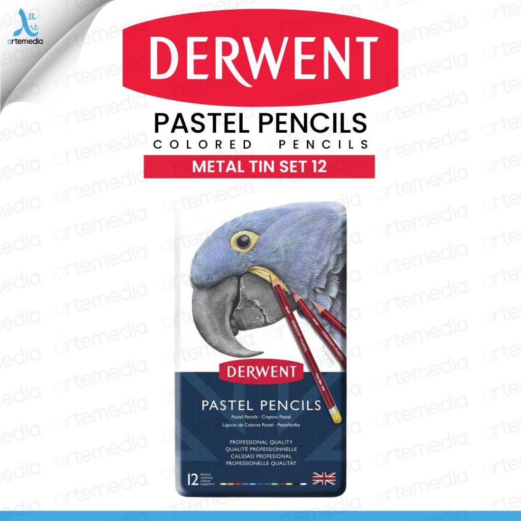 

Derwent Pastel Color Pencil Pensil Warna Set 12