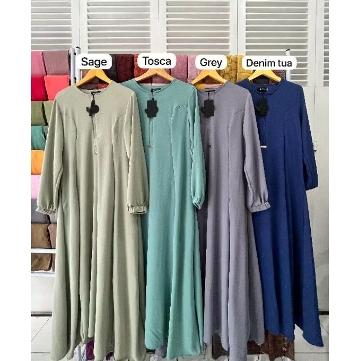 MOCCA DRESS JOURNEY SCARVES/DRESS JOURNEY/GAMIS JOURNEY/JOURNEY BANDUNG