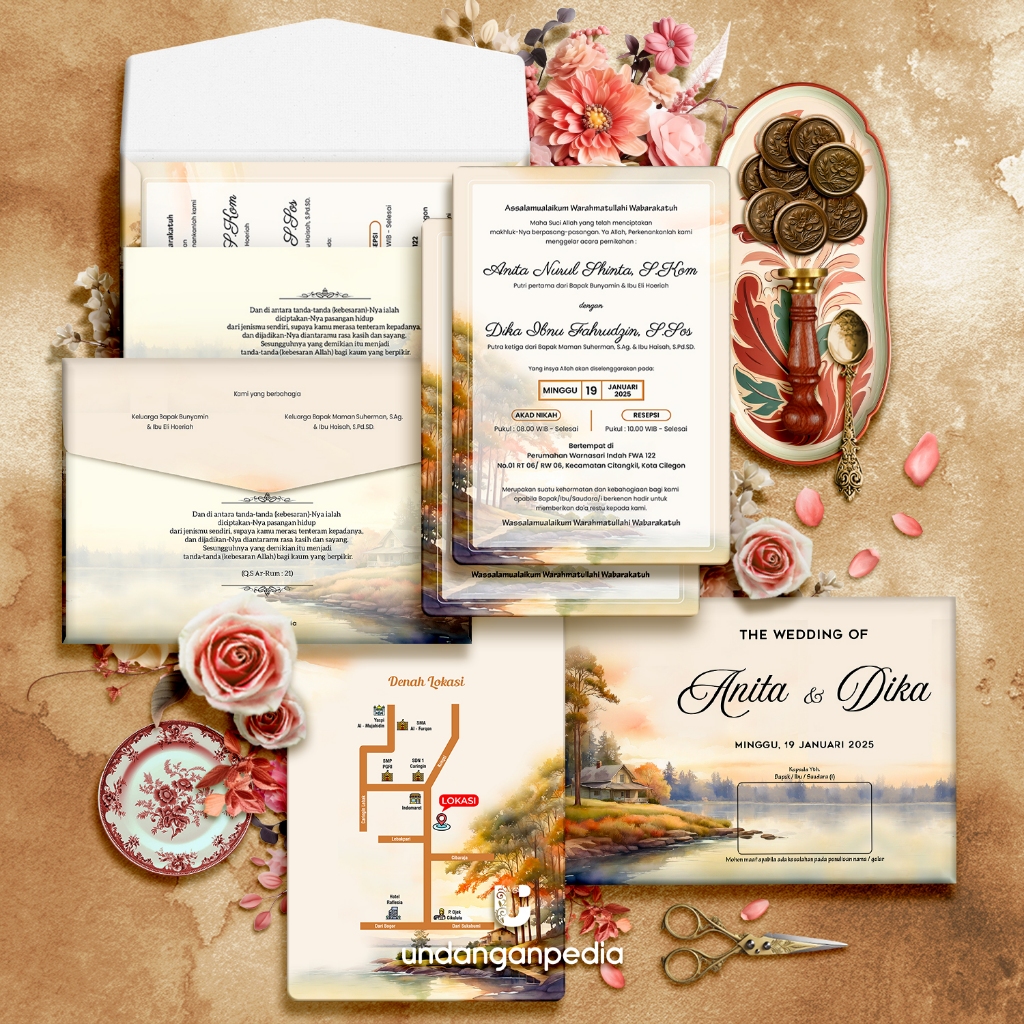 

HARDCOVER LANDSCAPE + AMPLOP . FREE WEBSITE INVITATION . UNDANGAN PERNIKAHAN HARD COVER TEBAL UNIK MEWAH VINTAGE MURAH HDL31