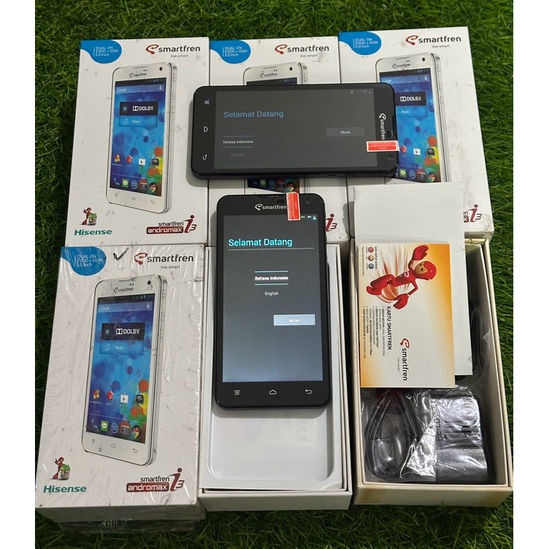 HP Smartfren Andromax i3 ram/rom 1gb/4gb fullset
