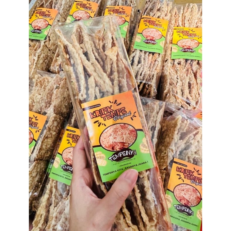 

Keripik Tempe Original TEMPENYA 240gr – Super Renyah & Gurih, Tanpa Pengawet