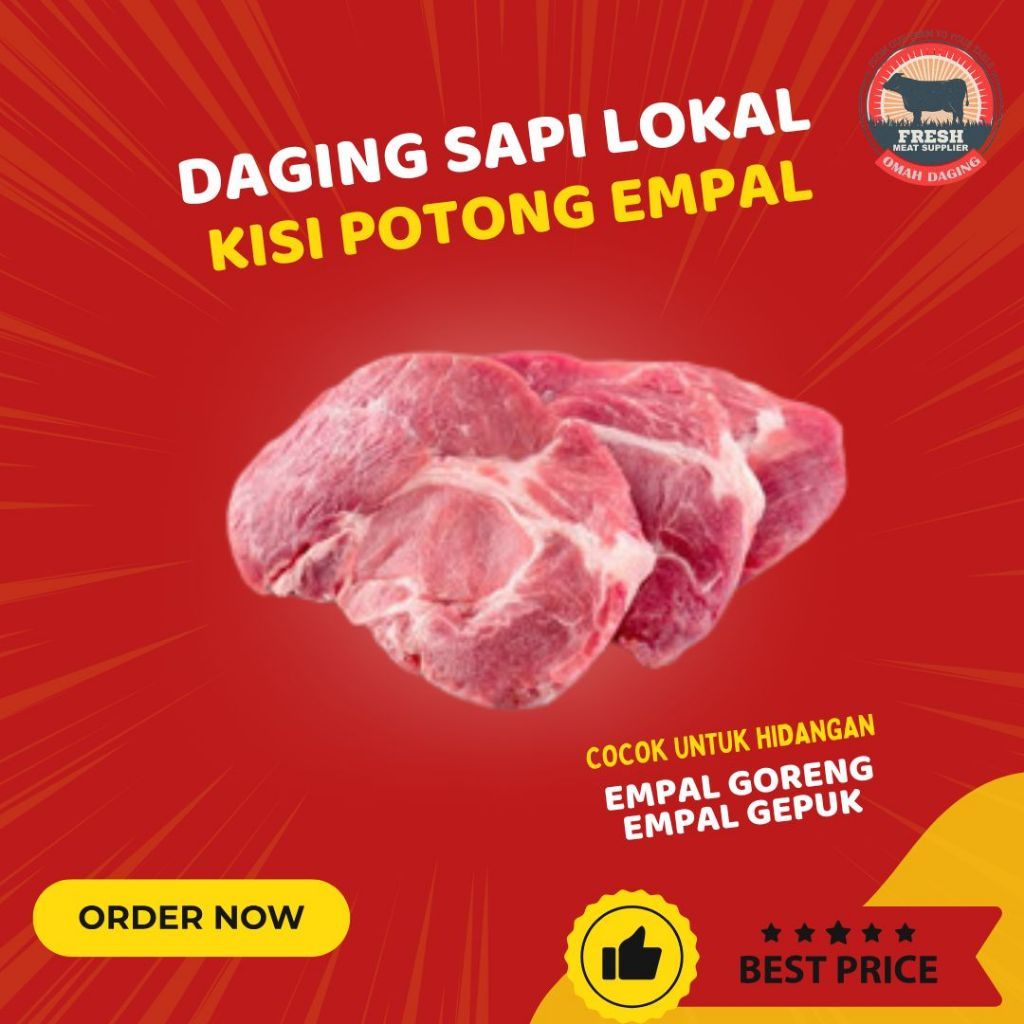 

Daging Kisi Sapi Potong Empal Daging Sengkel Halal