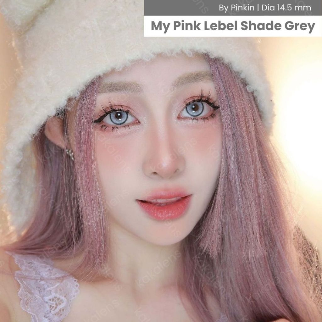 Softlens My Dolly Ring 14.2mm Anne Brown Jamie Grey Soflen Normal Minus Tinggi by Pinkin Softlens