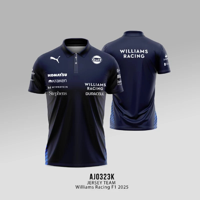 KAOS JERSEY EMIRATES WILLIAMS RACING F1 2025 AJ0323K