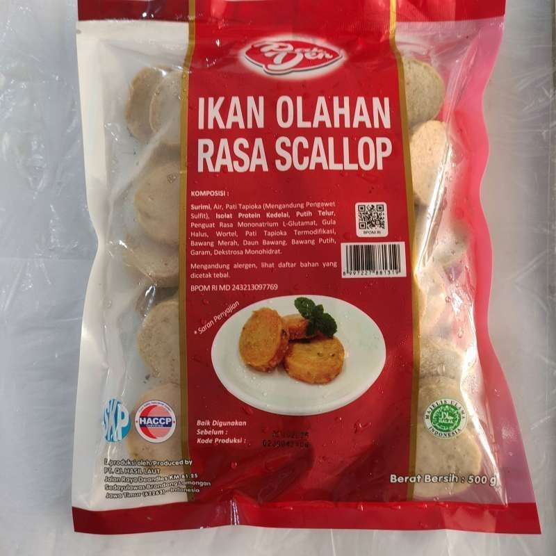 

PAKDEN SCALLOP 500GR