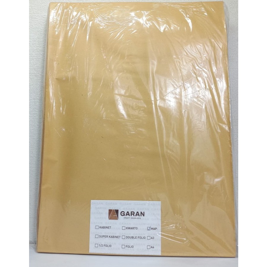 

Amplop Coklat Map - 40 cm X 29 cm 1 Pack ( 100 Lembar )