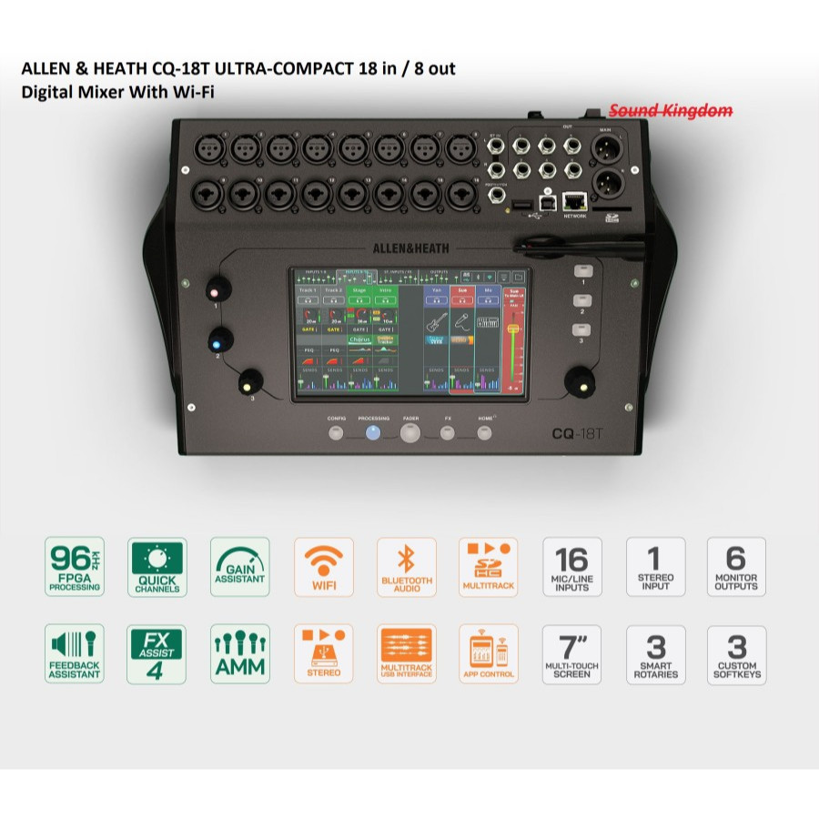 Allen & Heath CQ18T Mixer Allen Heath CQ 18T