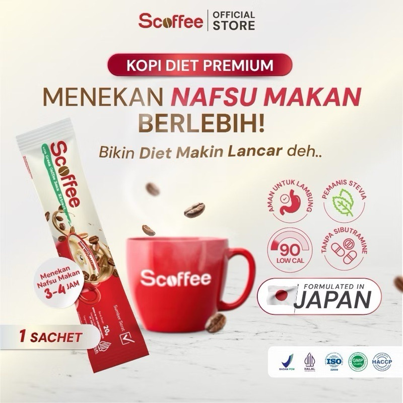 

S Coffee Energy Coffee| Premium Coffee Diet| Menurunkan Nafsu Makan| Kopi Diet
