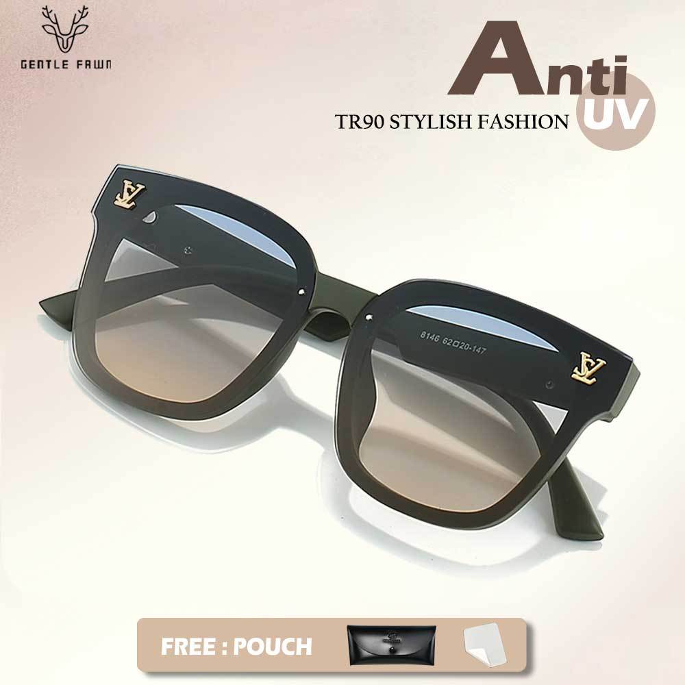 Gentle Fawn Kacamata Sunglasses Anti UV 400 Anti Silau Bahan TR90 Modis Fashion Wanita Terbaru Ringa