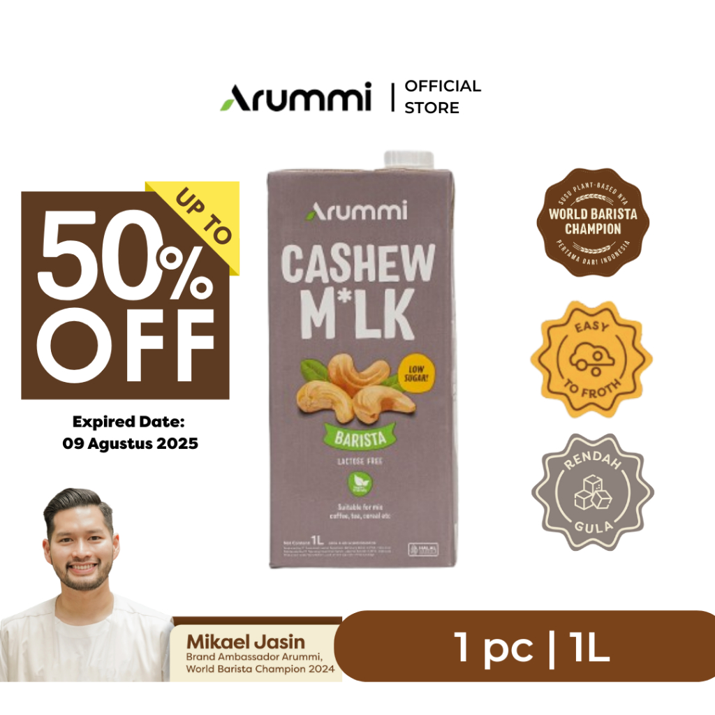 

Arummi Cashew Milk Barista 1L