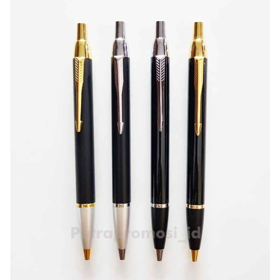 

Pulpen Metal Model Parker Bisa Custom Grafir Laser - Gold