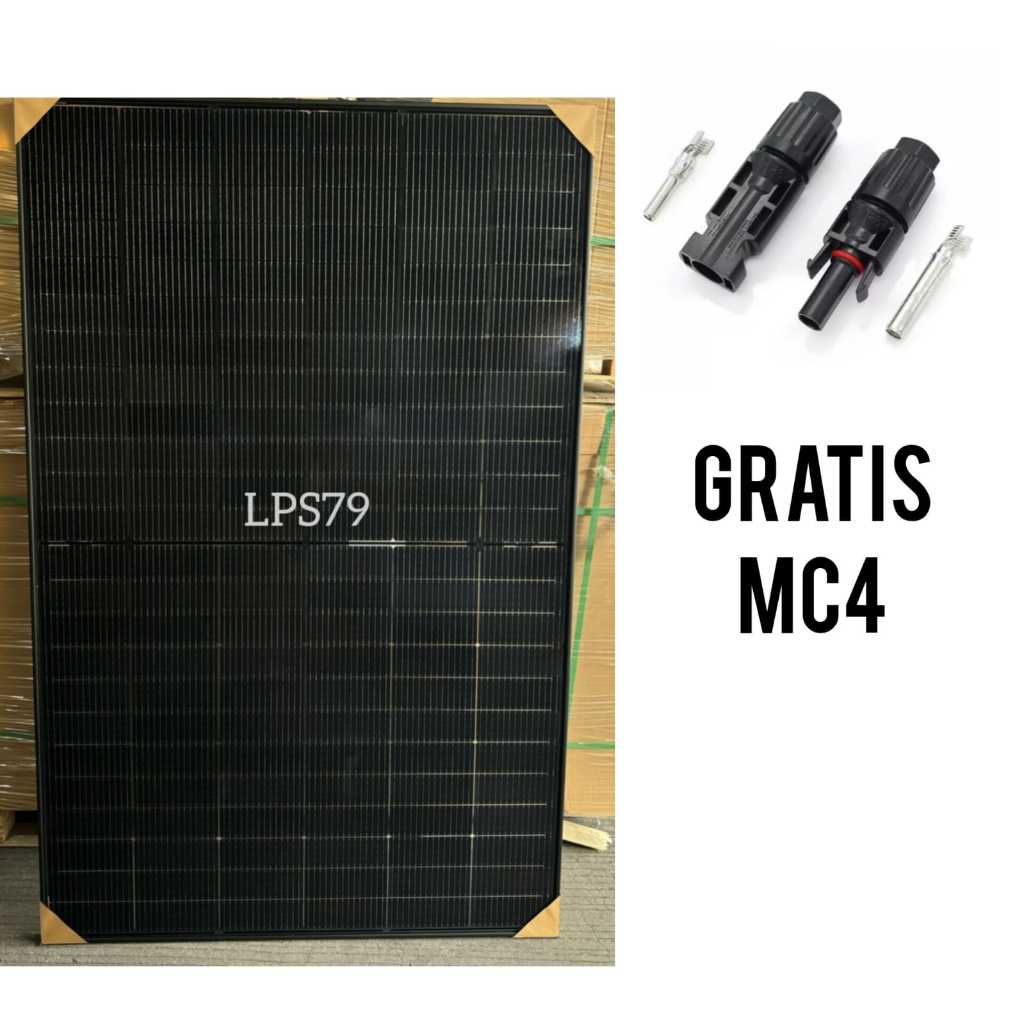 Solar Panel Mono 450WP Maysun Solar Cell Panel Surya Fullblack Bifacial