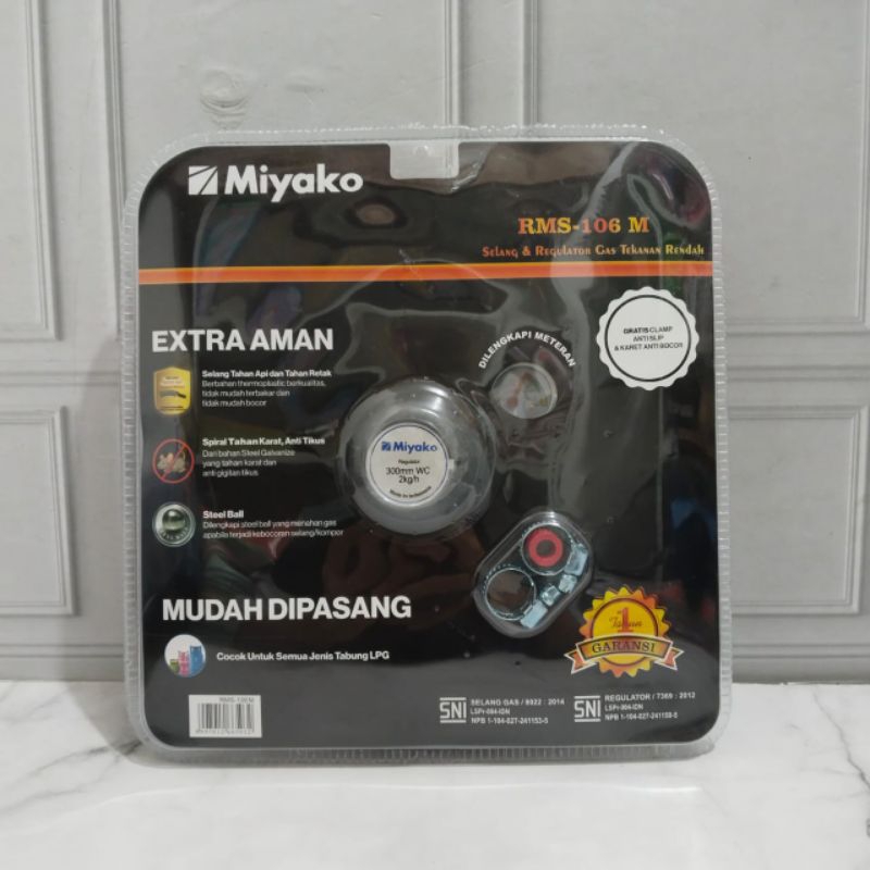 SELANG GAS MIYAKO /RMS106/SELANG DAN REGULATOR