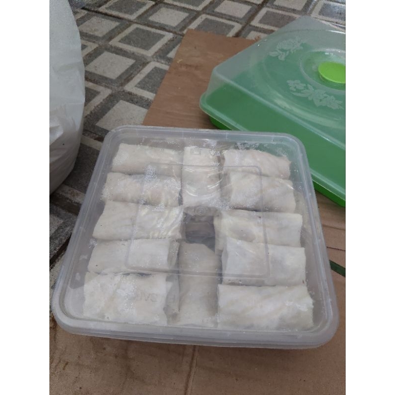 

lumpia isi pisang coklat