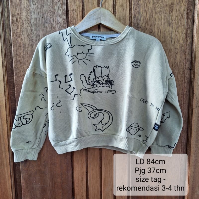 CN SWEATER ANAK LAKI-LAKI 3-4 TAHUN FULL PRINT MURAH