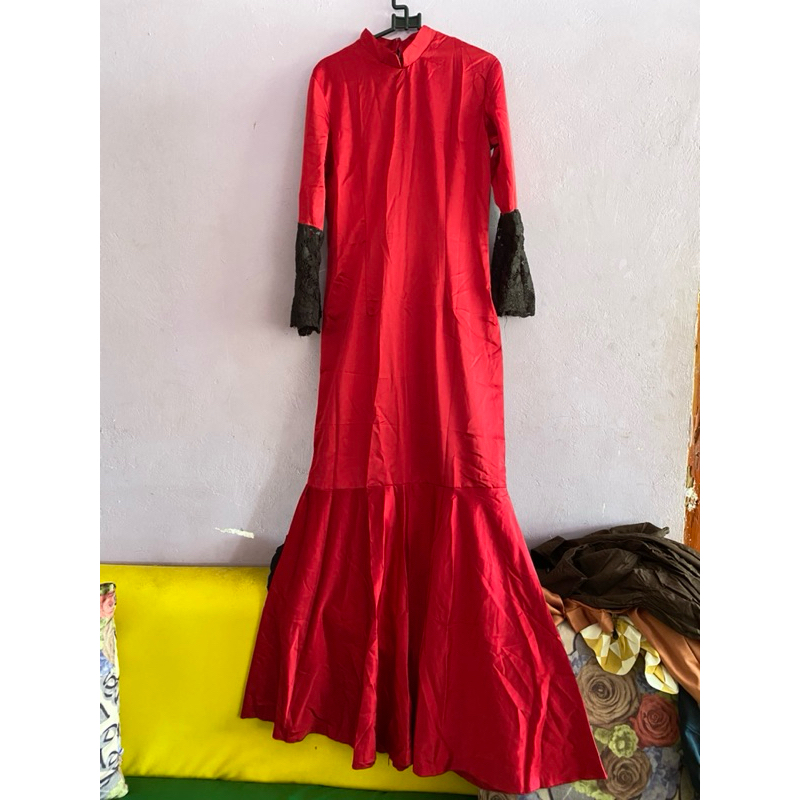 preloved dress satin