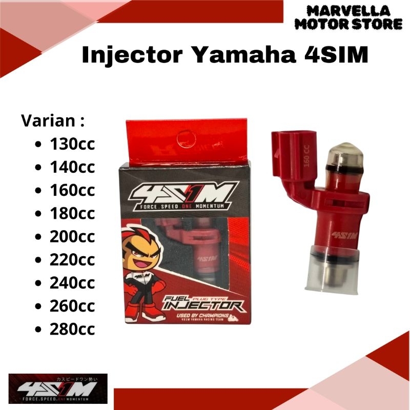 Injector 4SIM Aerox N Max Lexy Mio M3 Filano Fazzio Mio Gear