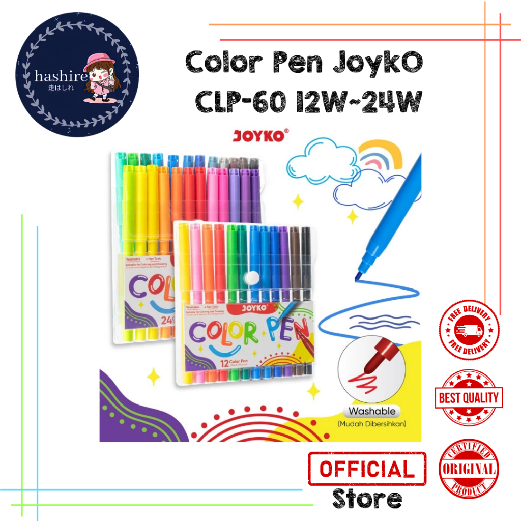 

Pena Warna Color Pen Joyko CLP-60