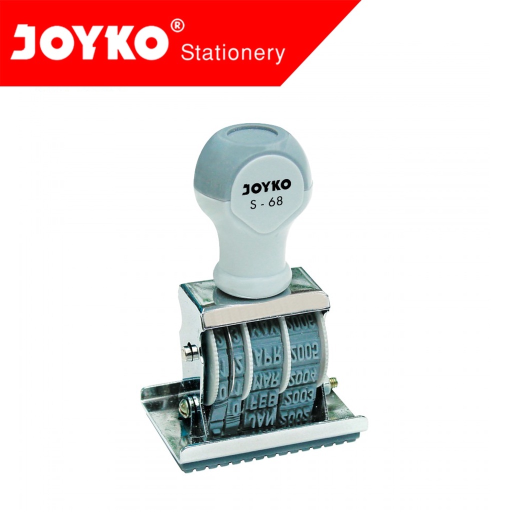 

Joyko Stempel Tanggal Lunas S-68 (LUNAS) 4.4 x 2.8cm, N-7 - Number Stamp 7 Digit