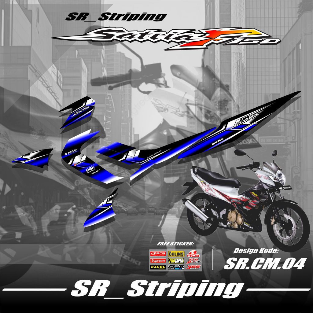 Striping satria fu Barong / Striping satria Barong /Striping Satria Fu lama / Striping Satria Fu Sti