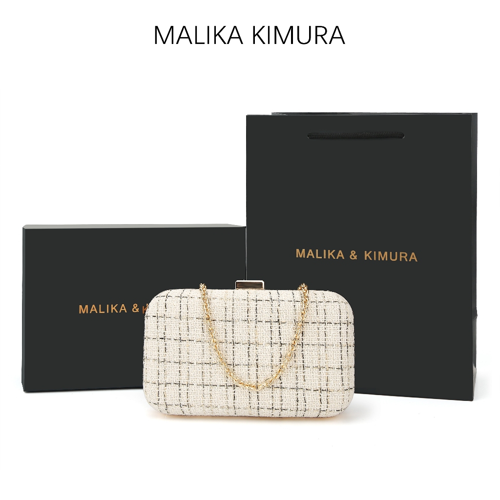 MALIKA KIMURA Tas Wanita Rantai & Clutch Pesta | Tangan / Cantik Kondangan / Fashion Bag