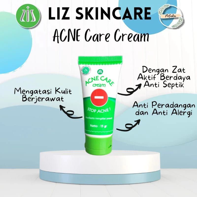 CREAM PENGHILANG JERAWAT LIZ SKINCARE BPOM