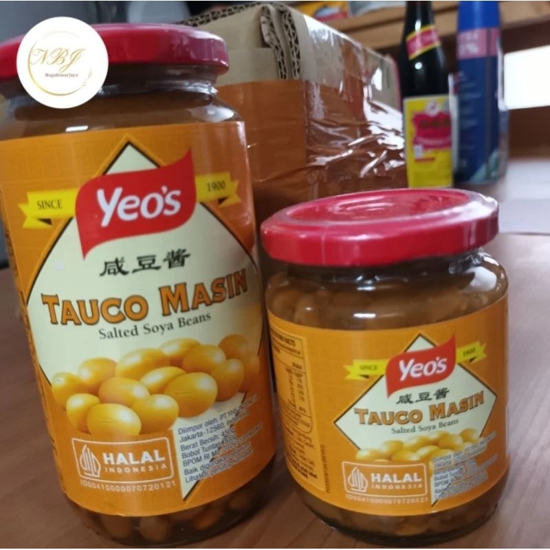 

tauco yeos salted soya beans kacang kedelai fermentasi taucu masin malaysia