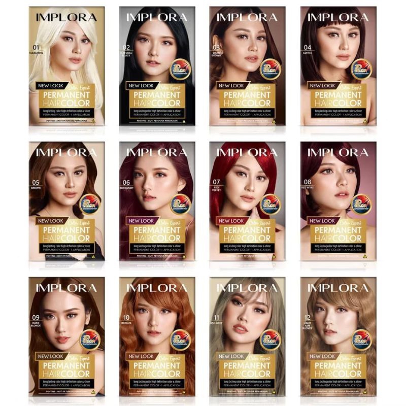 implora pewarna rambut / semir rambut