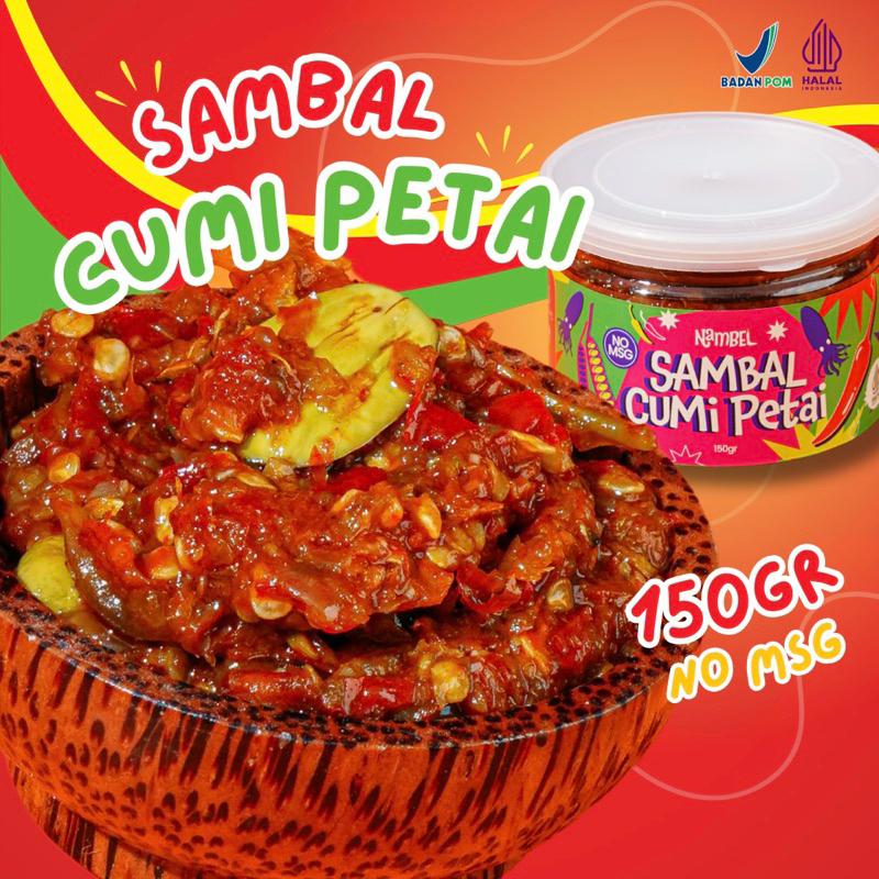 

Nambel - Sambal Cumi Petai - NO MSG - Sambal Lauk