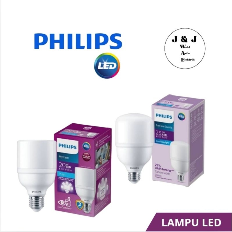LAMPU LED 20,25 WATT PHILIPS TRUEFORCEESSENTIAL/LEDBRIGHT LAMPU PHILIPS LED