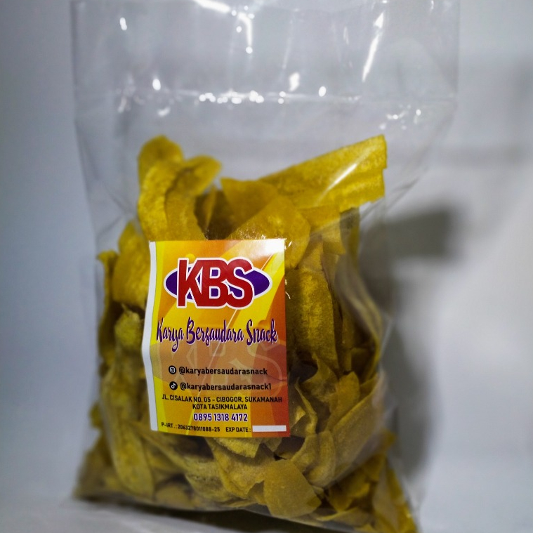 

Kripik Pisang Asin Gurih 250gr - KBS