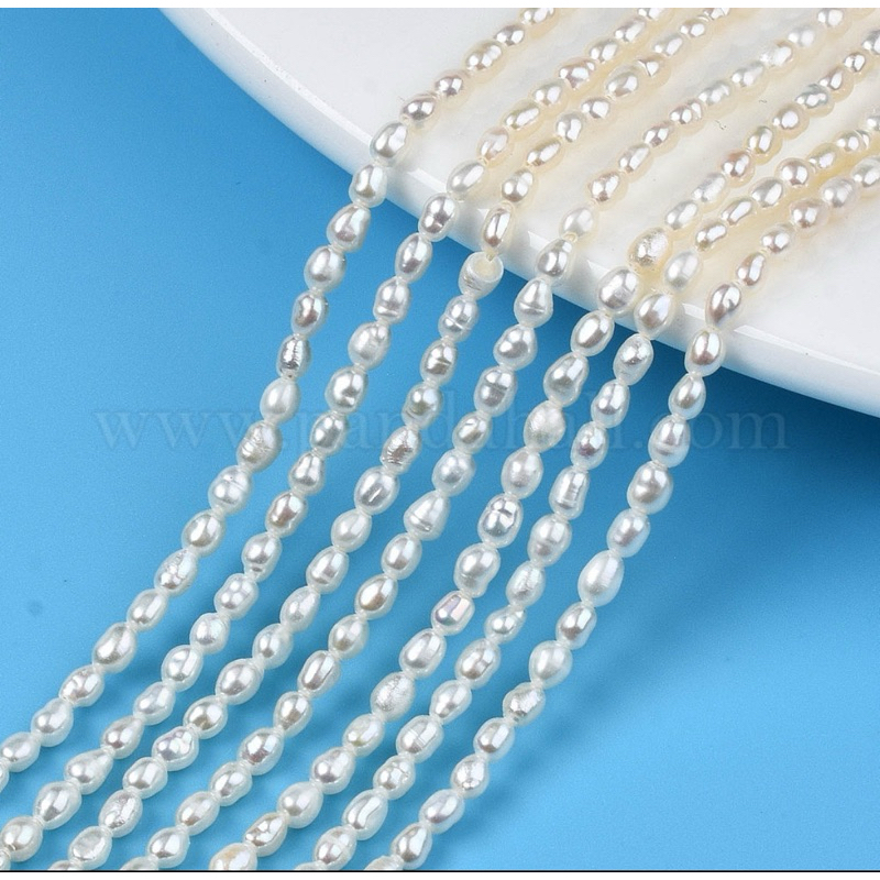 Mutiara Air tawar 2-3 mm oval