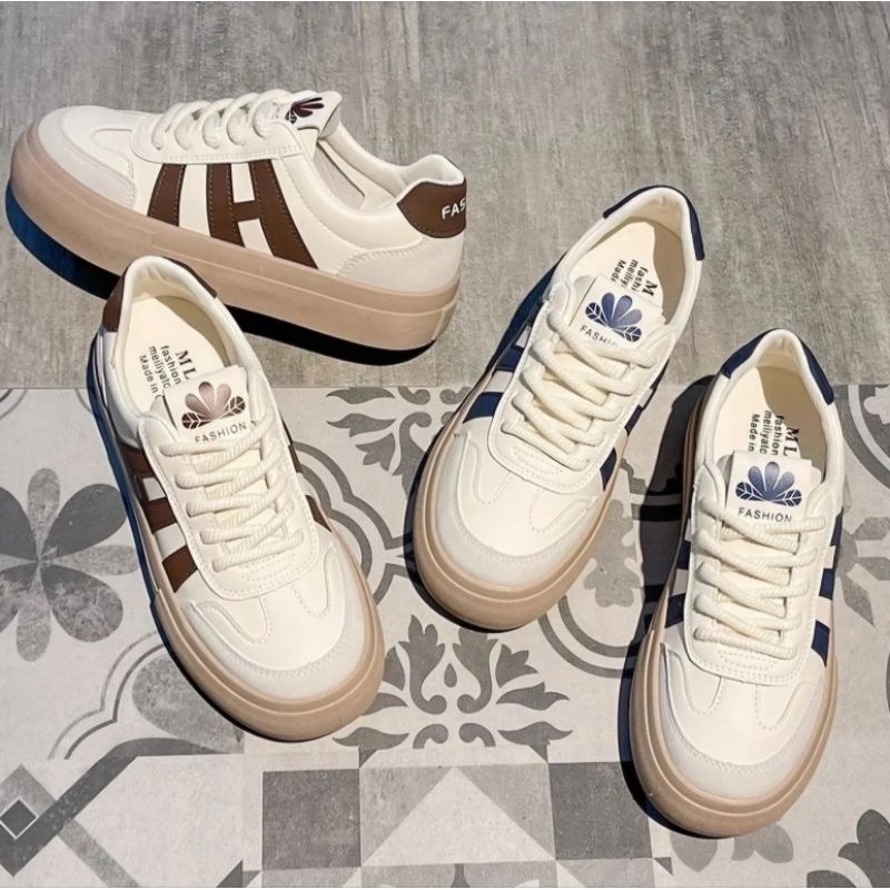 [Mommyhoky] Sepatu Sneakers wanita import Sepatu wanita korean Style Sepatu wanita import kekinian s
