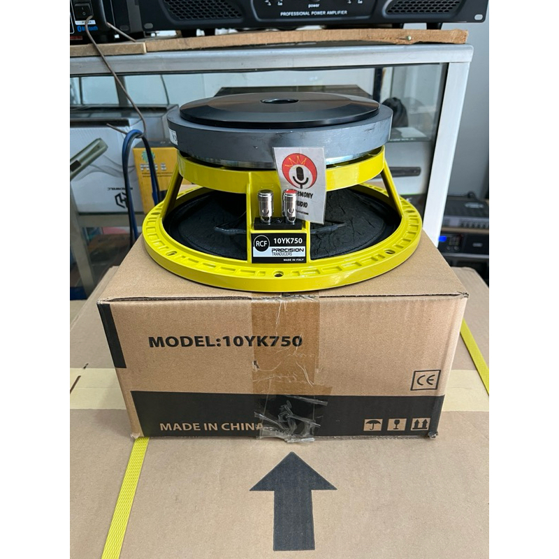 Speaker RCF 10YK750 10 in 10 inch 10 inci coil 3 inch bodi warna kuning