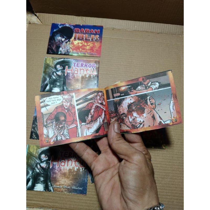 buku bacaan komik horor kecil isi 20 pcs