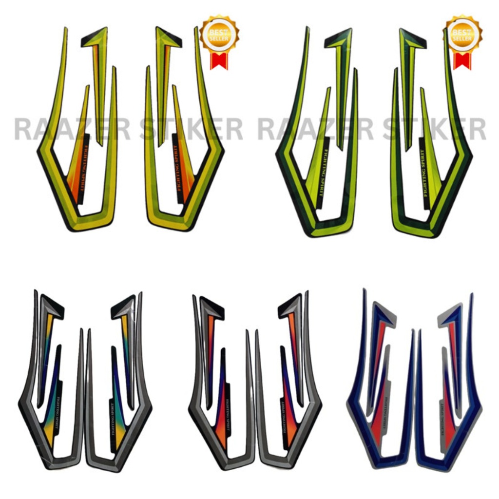 Stiker Standar Yamaha RX King 2001 - List Stiker Standar RX KING 2001 Variasi
