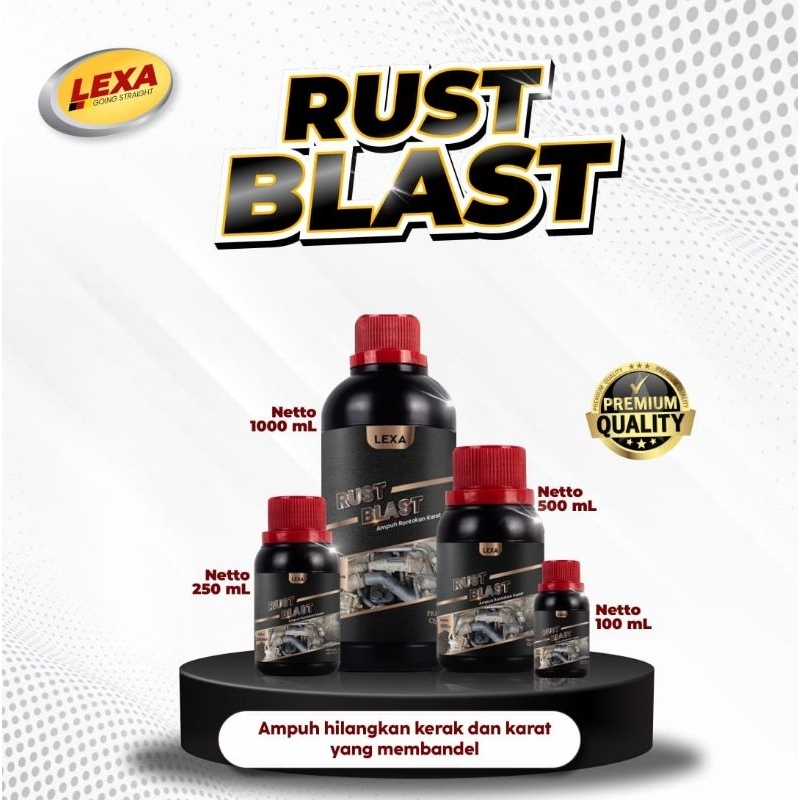 Rust Blast - Cairan Pembersih Karat Perontok Kerak Instan Pada Besi Logam