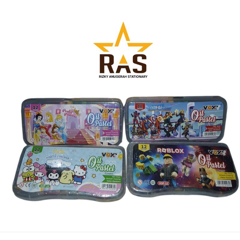 

Crayon Mini Oil Pastel Voxy XOP 12 Warna Super Murah