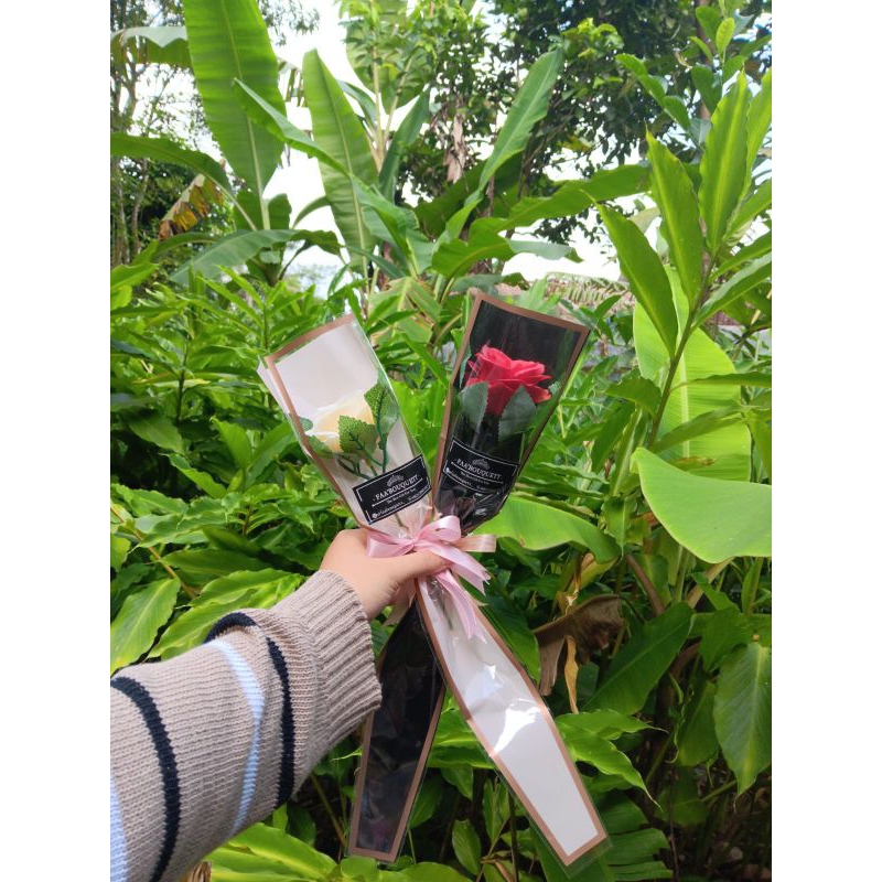 BUNGA ARTIFICIAL/ BUNGA 1 TANGKAI / BUNGA PERTANGKAI / BUKET BUNGA / BUNGA VALENTINE