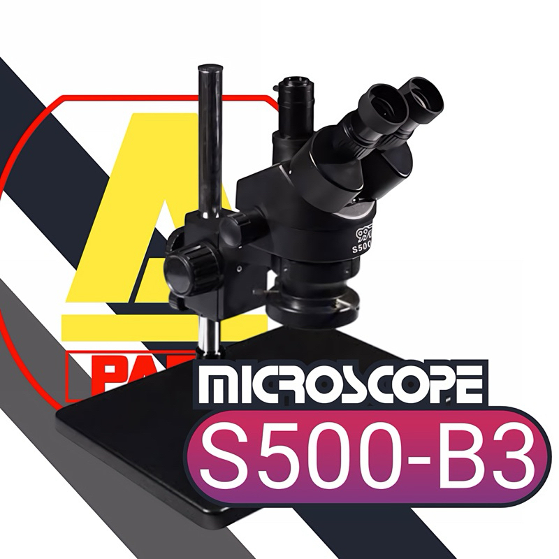 MICROSCOPE STEREO S500 B3 TRINOCULAR 99P ORIGINAL FREE KAOS