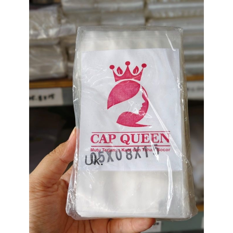 PLASTIK PP QUEEN TEBAL 05 UKURAN 7X13 8X13 8X15