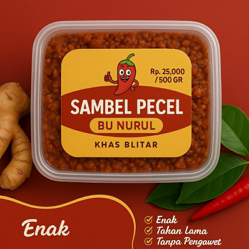 

Sambel pecel khas Balitar 500gr - Siap Santap Rasa Nikmat