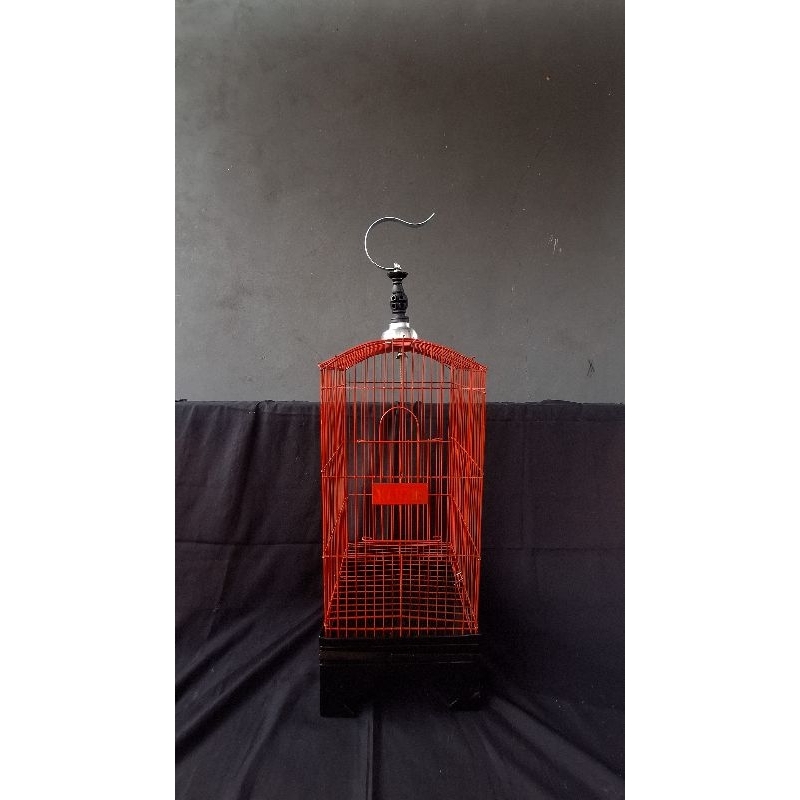 PROMO murah sangkar besi kotak gantung kandang besi gantung cocok buat semua jenis burung 20×20×40