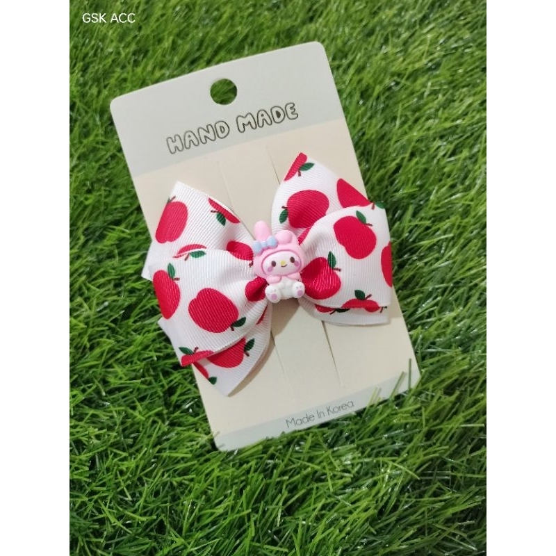 

GSK Accesories Pita Apel Melody Handmade / apple Bow