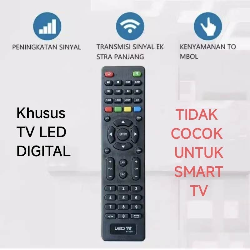 REMOTE TV LED DIGITAL ANIMAX-WEYON-OUBEISI-FUJIYAMA-SIVATEL
