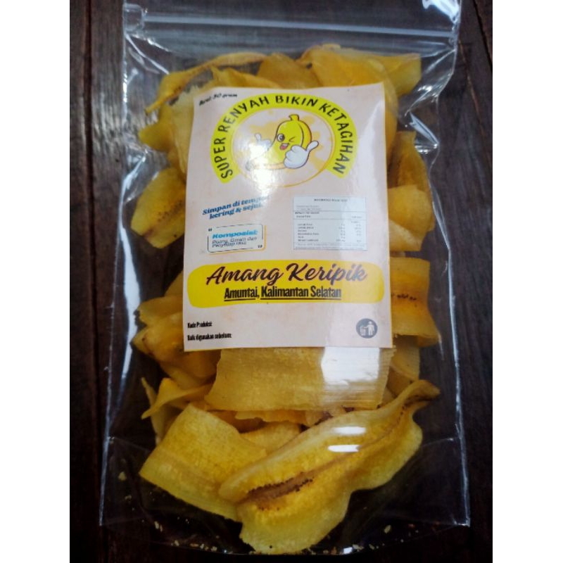 

Amang Keripik Pisang Super Renyah Bikin Nagih